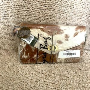Myra Bag Gesture Wallet Cowhide NWT